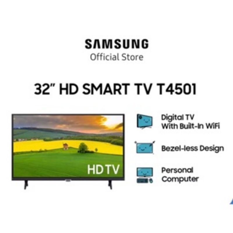 Led Samsung 32 icnh 32" Smart TV Digital 32T4501 Samsung 32T4501 Smart