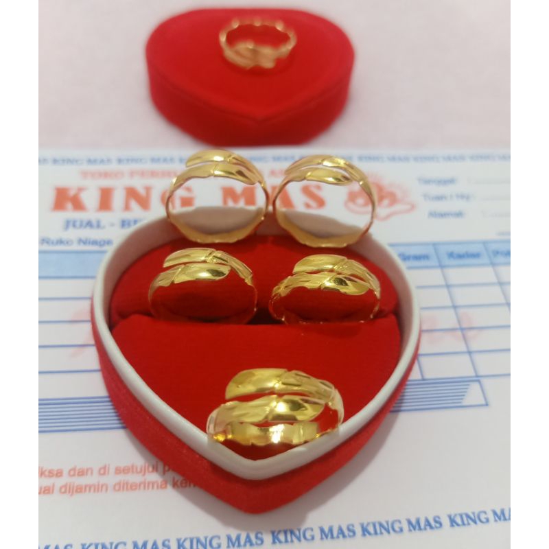 CINCIN EMAS ASLI KADAR 300/6K