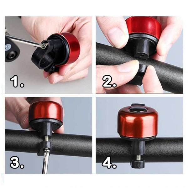 MARKETBIX Bel Sepeda Klakson Ting Stainless Steel