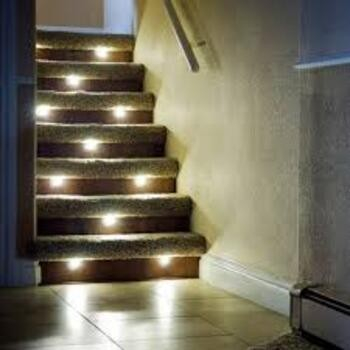 Lampu tangga led 3 watt 3w tanam dinding step light outdoor 3watt 3 w 220v