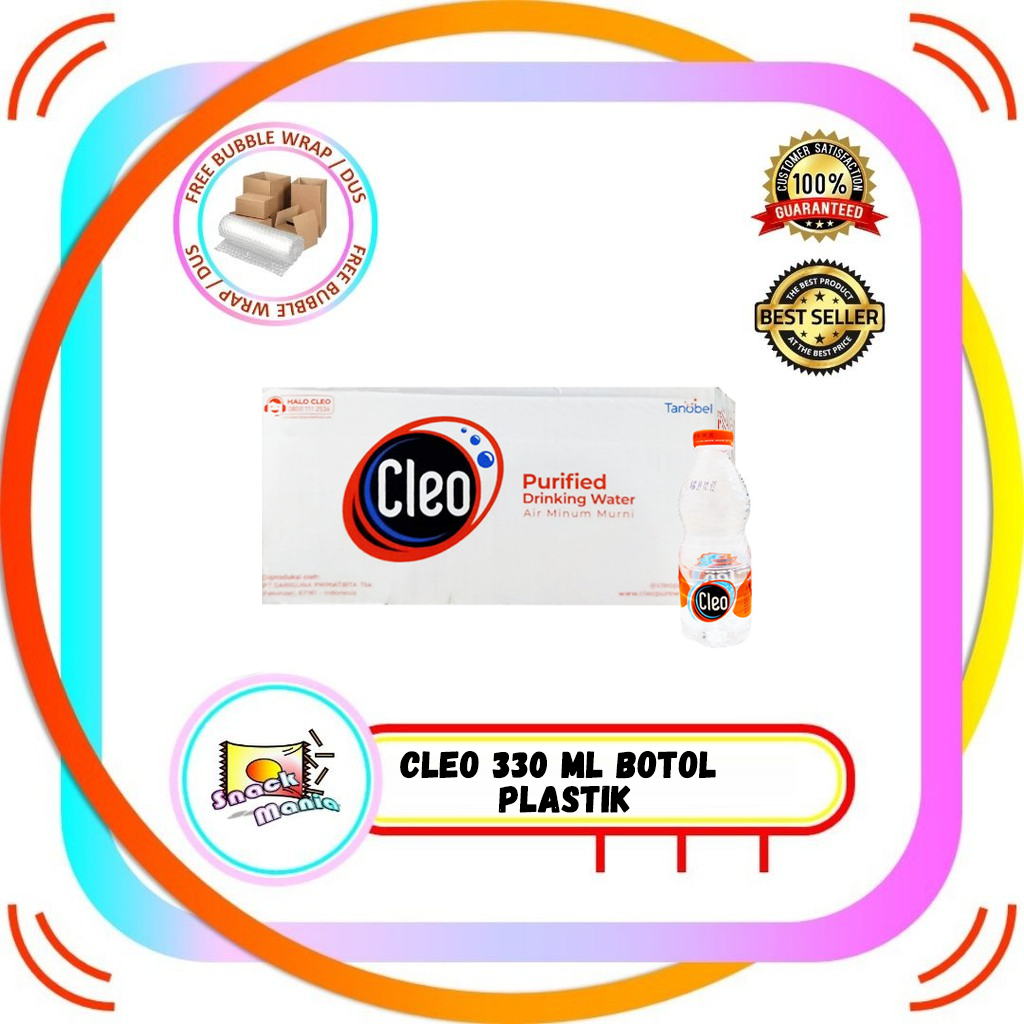 

CLEO Air Minum Botol Plastik 330 ml DUS 24 Pcs