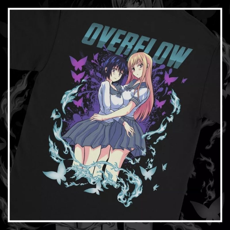 Kaos Anime Overflow Ayane X Kotone/Kaos distro
