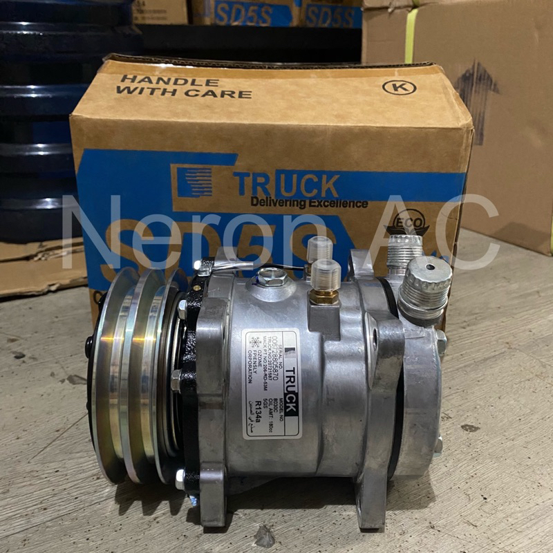 KOMPRESOR 507 COMPRESSOR 507 AC MOBIL SANDEN 12 VOLT / 24 VOLT UNIVERSAL POKKA