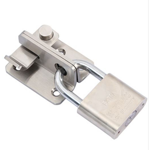 Grendel Kotak Tempat Gembok Mini Overpal Kunci Pintu Sliding Lemari