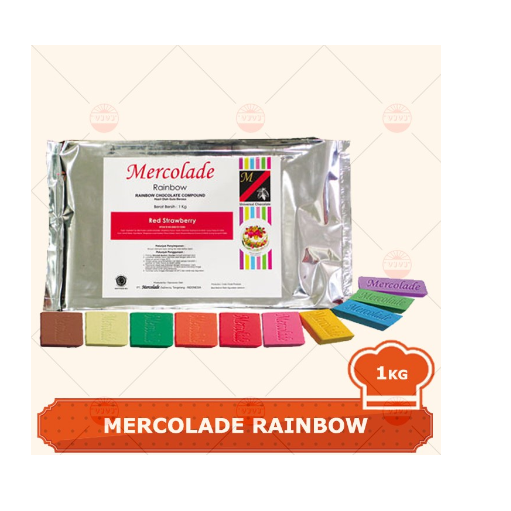 

COKLAT MERCOLADE RAINBOW CHOCOLATE COMPOUND 1KG