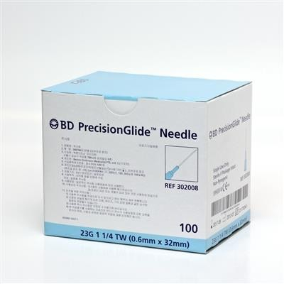 BD Needle 23G / BD Precision Glide ECER