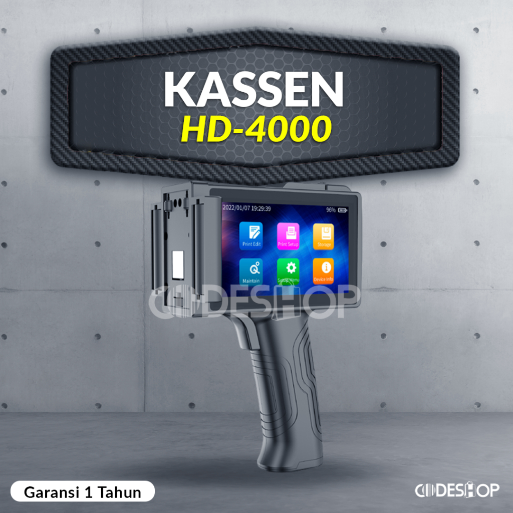 Printer Kassen Handheld Portable HD 4000 / HD-4000 Inkjet Touchscreen