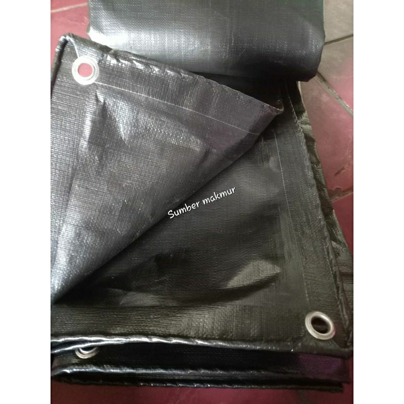 TERPAL PLASTIK A12 HITAM UK..4×5