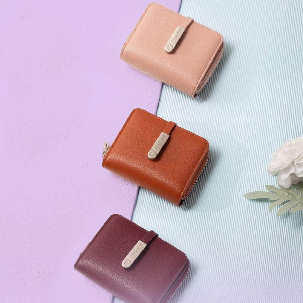 Jims Honey - CLOWY PLUS WALLET- Dompet Kulit Wanita Mini Slot Kartu Minimalis