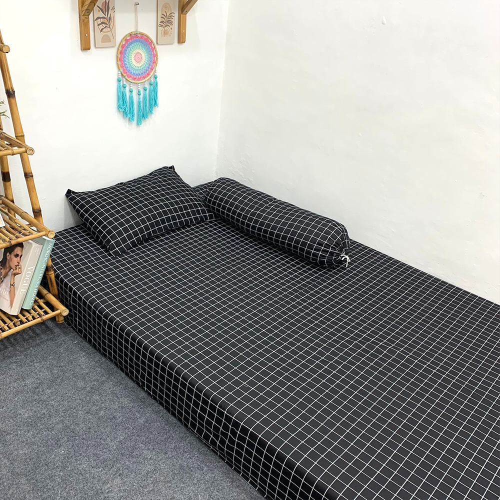 SPREI 140x200 SEPREI AESTHETIC HOMEMADE ANTI GESER SUDUT KARET