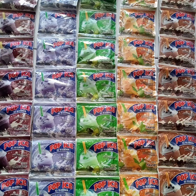 serbuk es Pop ice es blender varian rasa