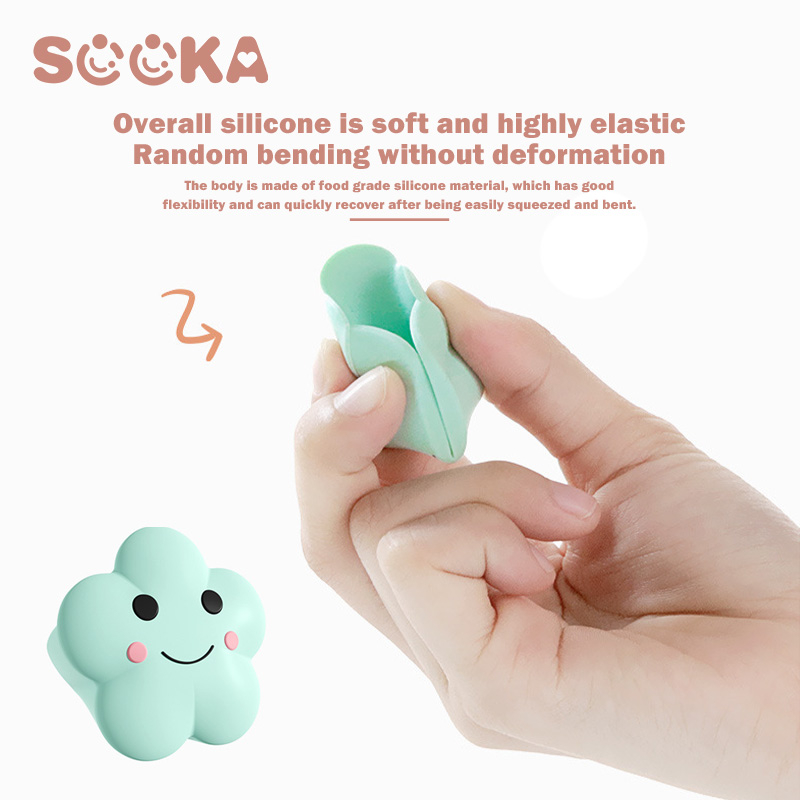 SOOKA Cloud Bumper Corner - Silikon bumper pengaman sudut meja, dan tepi sudut kaca berbentuk awan yang  lucu untuk melindungi ibu &amp; anak SK-EBA1135