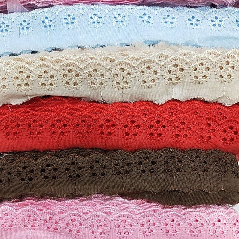 Renda Katun 2cm PER ROLL