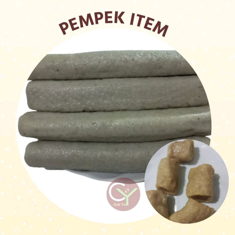 

PEMPEK ITEM/PEMPEK IKAN SUNGAI/PEMPEK PALEMBANG