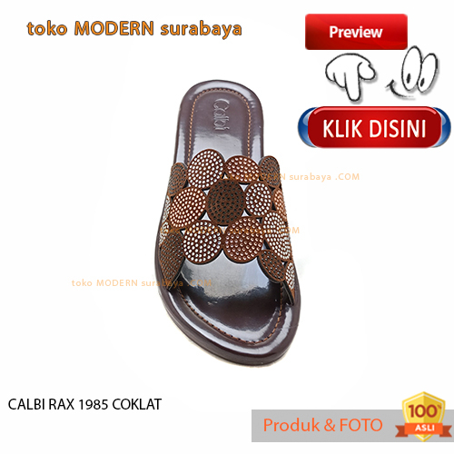 Sandal wanita casual sandal slide wedges CALBI RAX 1985