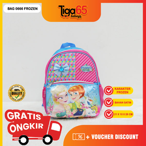 TAS RANSEL / Backpack / Tas Punggung / Ransel / Tas Anak / Karakter / Bag Ransel 0666 Frozen