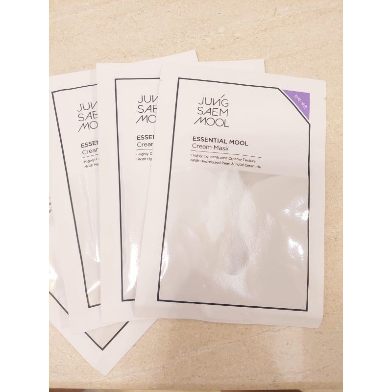 Jung saem mool masker essential mool cream mask light