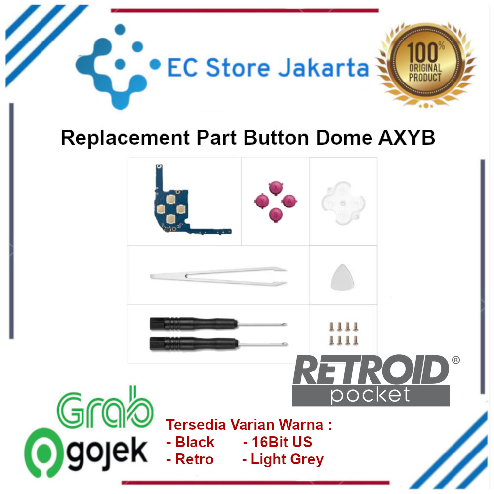 Retroid Pocket 3 / 3+ Replacement Parts Console Buttons Dome ABXY