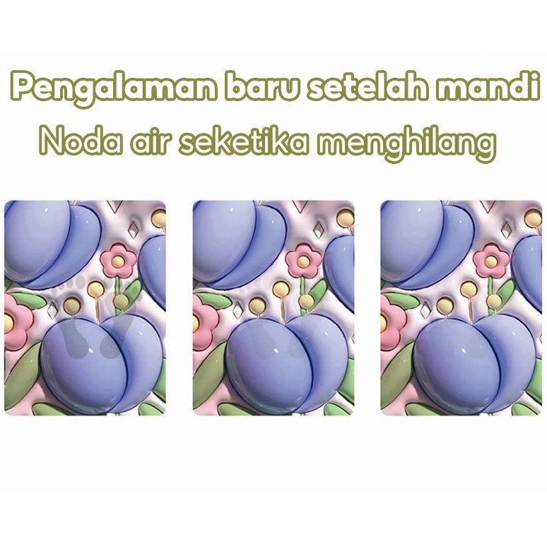 (VCM) keset kaki 3D / Keset kamar mandi / Keset 3D motif timbul / Keset kaki karakter