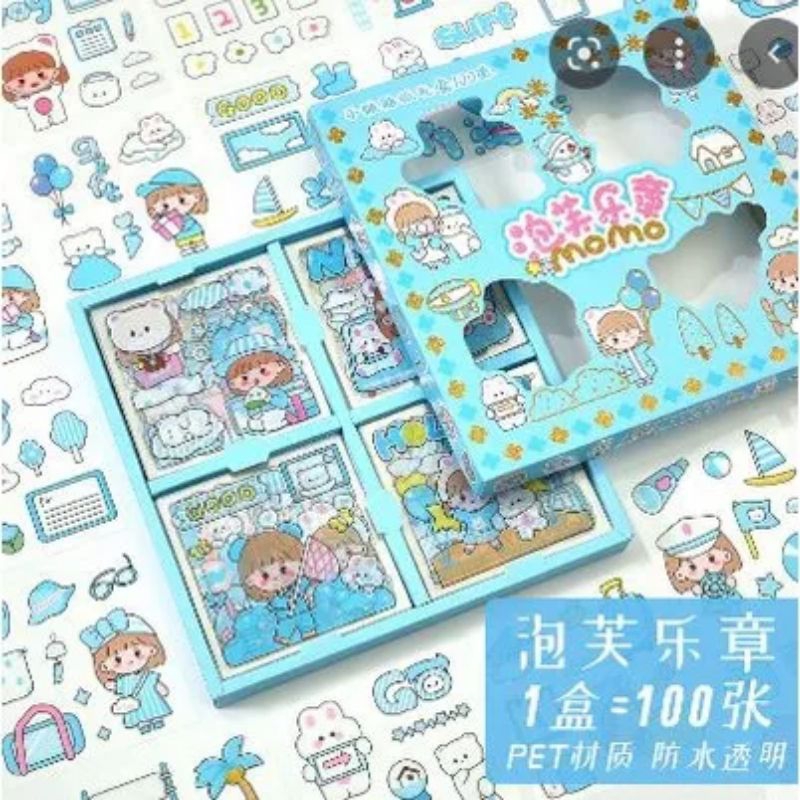 

Stiker Momo isi 100 Pcs Anne Masu Sticker Viral Waterproof Aesthetic