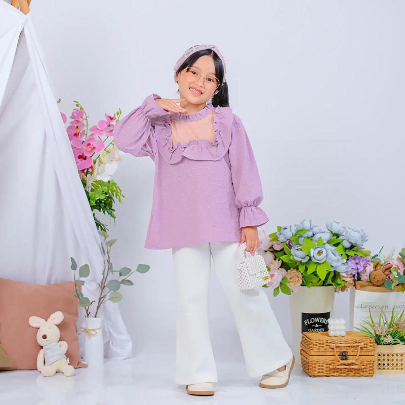 KINAN BLOUSE TULLE Anak Perempuan 2-6 Tahun