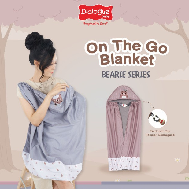 DIALOGUE MURAH BLANKET ON THE GO BEARIE SERIES DGB3309 / POLOS 6IN1 DFB0044 SELIMUT BAYI ANAK