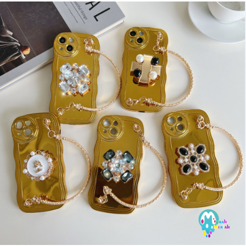 CASE WAVE MODEL TAS JINJING POPSOCKET 3D STAND GOLD FOR IPHONE 11 PRO MAX MM7078