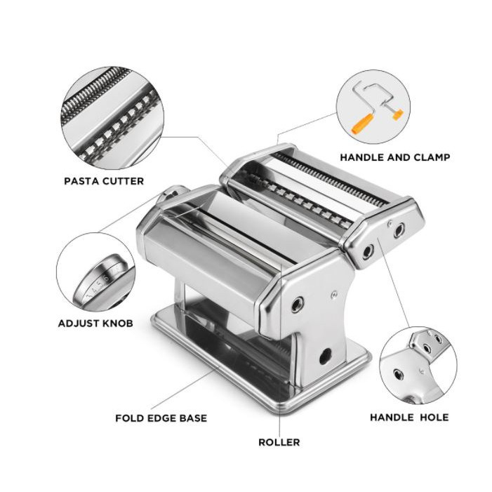 Alat Gilingan Mie Pasta Maker Stainless GSF G-4150 / Gilingan Mie Manual