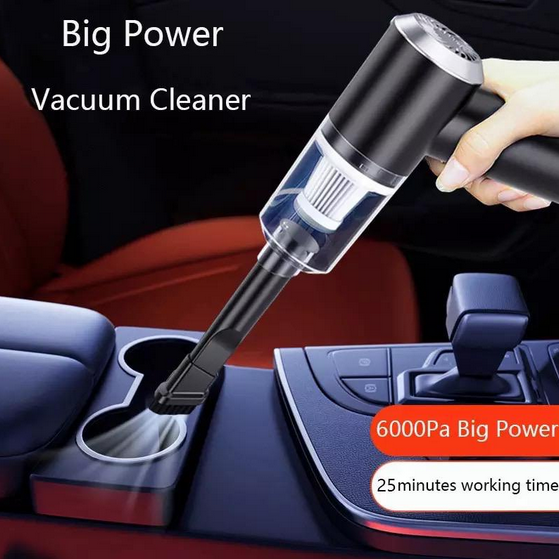 BB7 - Vacuum Cleaner 2 IN 1 Portable 6000PA Alat Penyedot Debu Mobil Ruangan