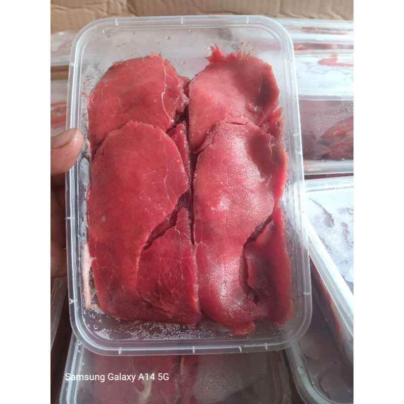 

daging slice non lemak 500gr