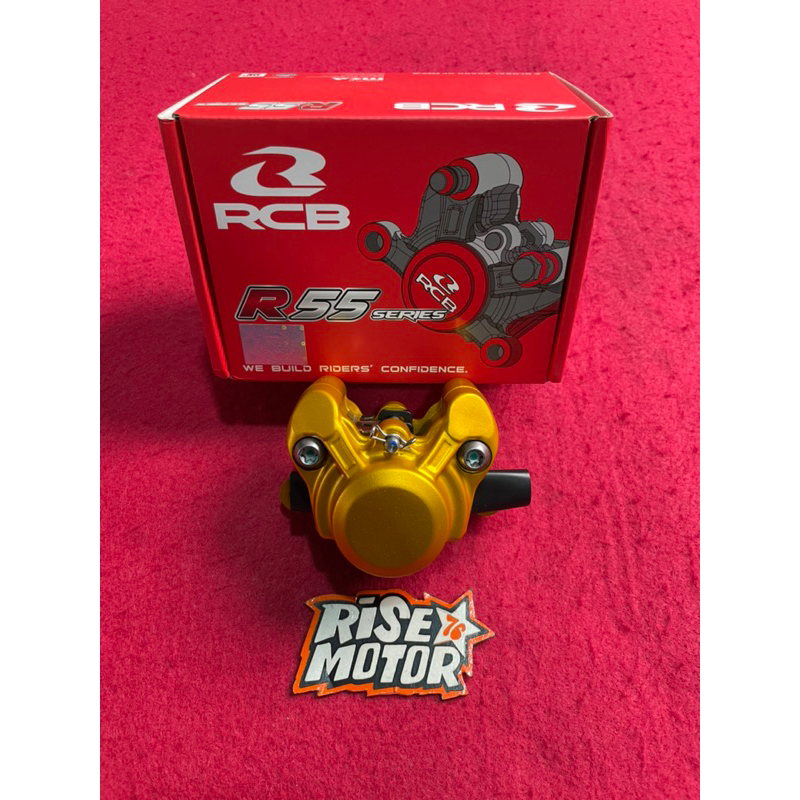 KALIPER RACING BOY RCB 2 PISTON BELAKANG GOLD