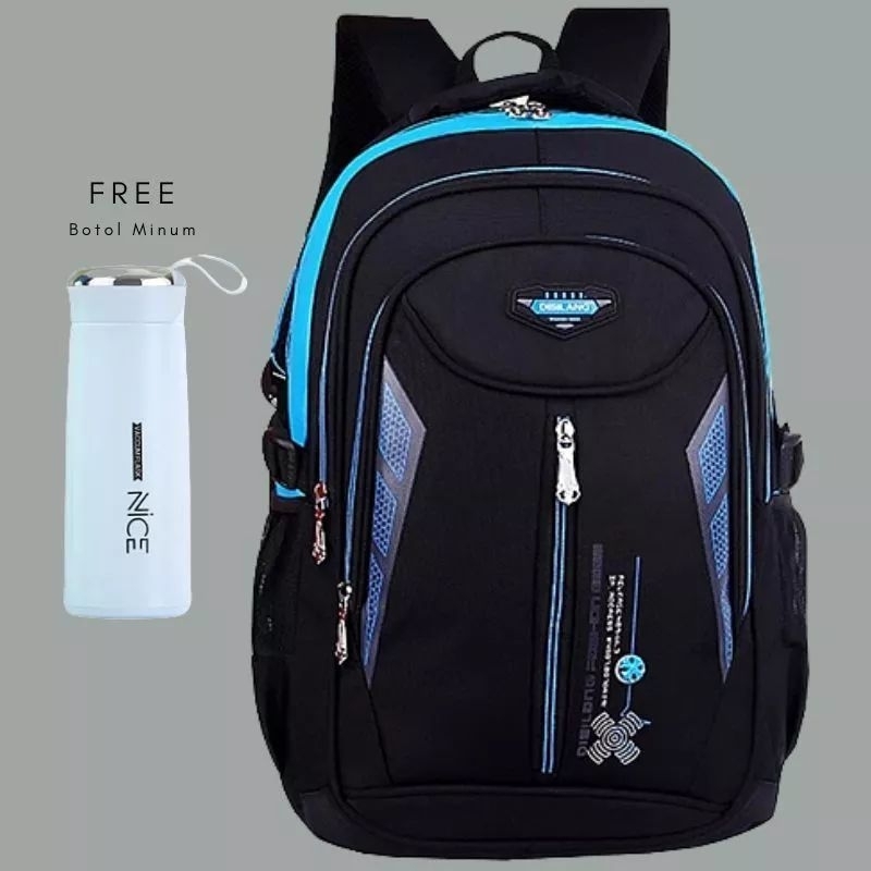 Tas Ransel anak SD PL01 Ransel anak Sekolah laki-laki Bonus Jam Tangan