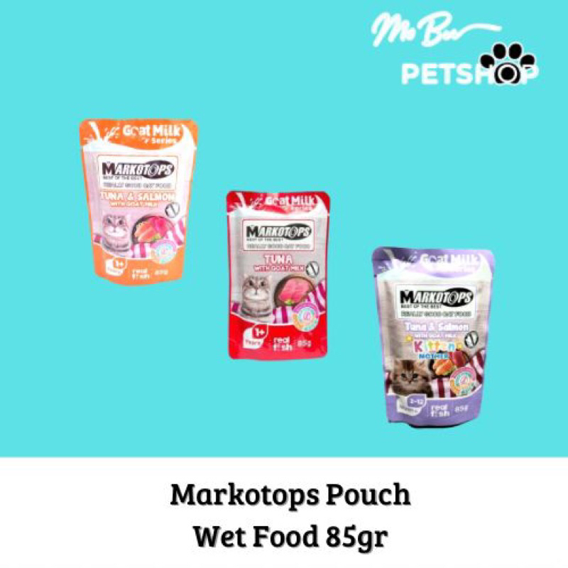 Makanan Kucing Markotops Sachet Pouch Wet Food