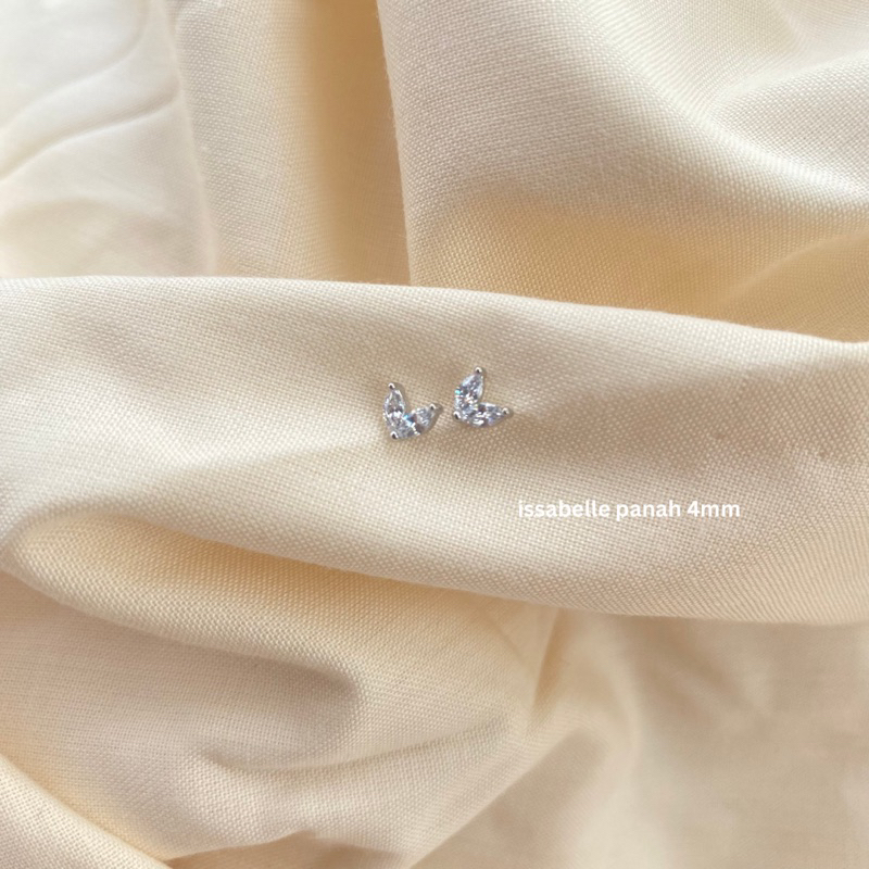 Anting Silver Rhodium Anti Karat Issabelle - Issabelle Earrings