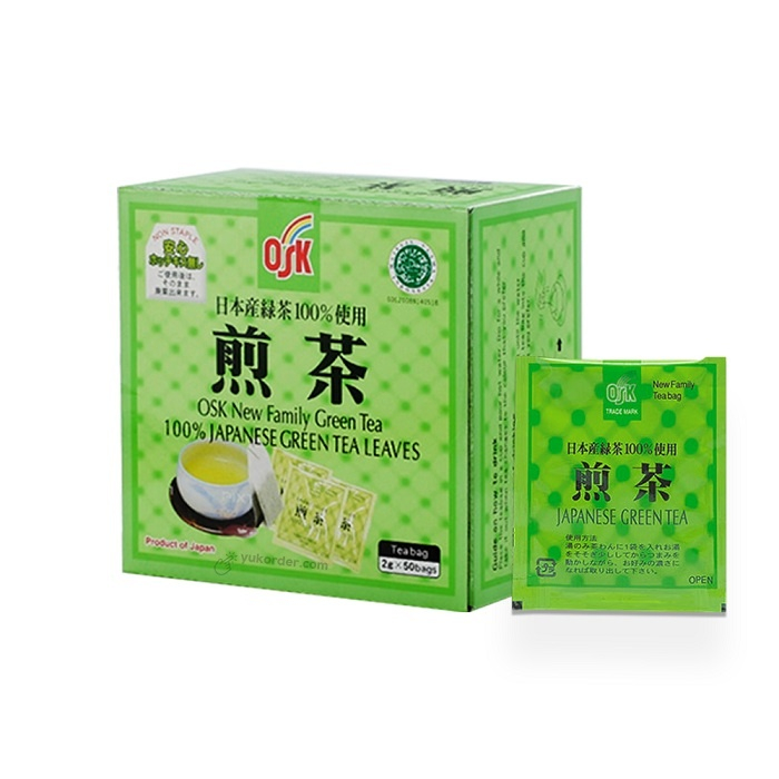 

OSK Green Tea Box 50's Teh Hijau OSK Japanese Green Tea