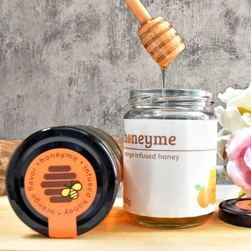 

Honeyme Infused Honey Orange flavor 275g | Madu rasa jeruk minuman sarapan sehat bergizi tinggi