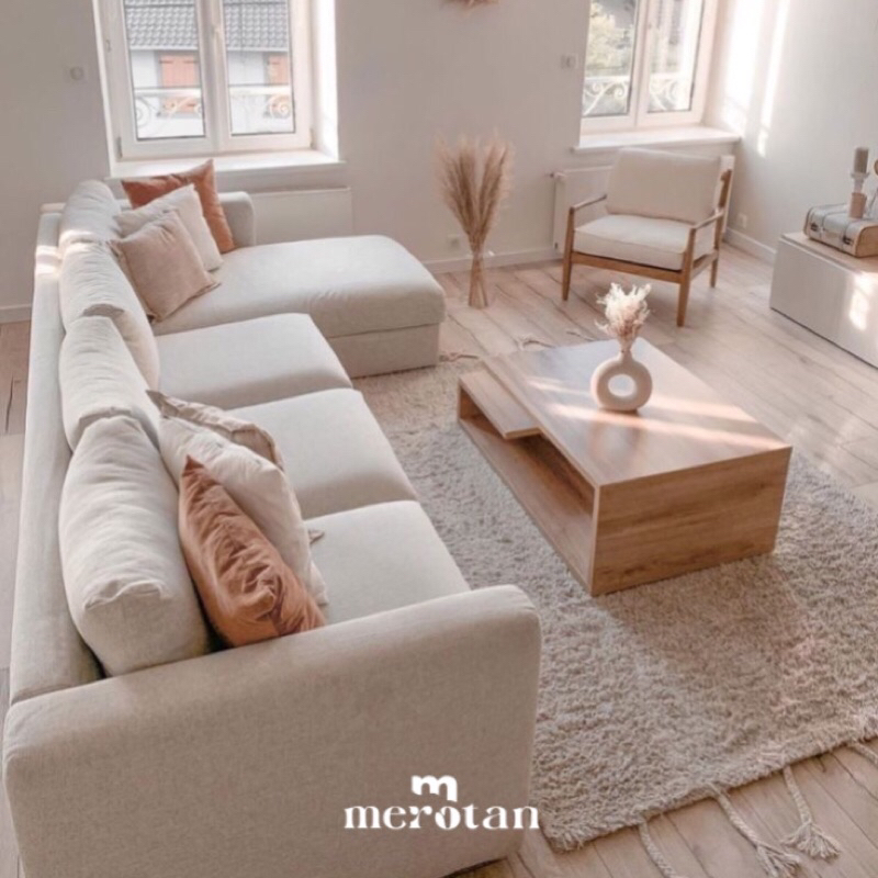 Sofa Tamu Sudut L Mewah / Sofa Tamu Minimalis