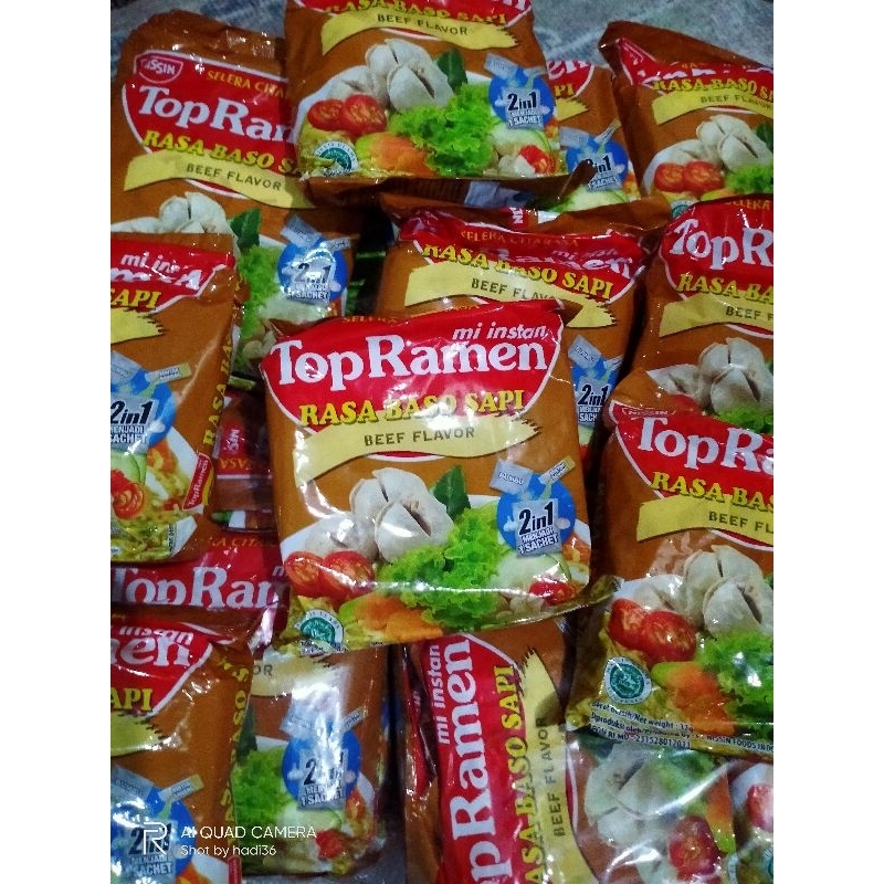 

Mi top ramen rasa bakso sapi 32gr harga 1 paket isi 10 pcs