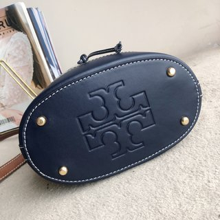 333/[Instant/Same Day] 79487  Original TB canvas with cowhide material lady shoulder bag cross-body bag  stb