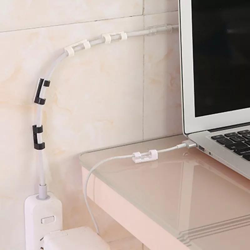 JMall Klip Kabel Organizer / Pengikat Kabel Tempel Serbaguna / Clip Cable Tempel Charger / Klem Kabe
