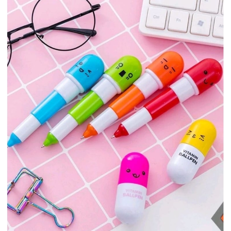 

Bulpen mini kapsul vitamin E emoticon 1pcs