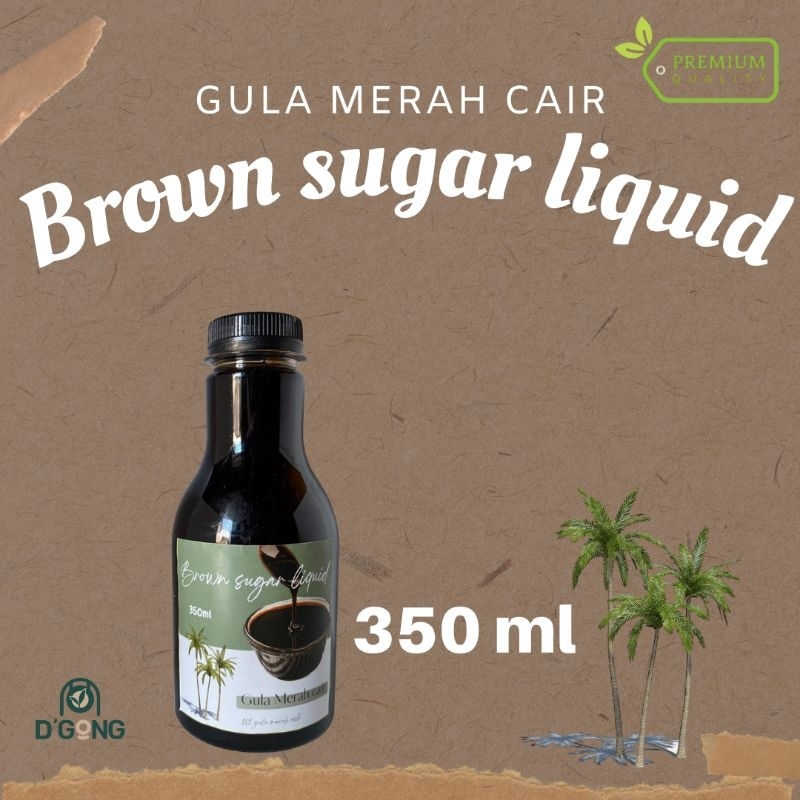 Brown Sugar liquid /Gula merah cair kemasan 350 sangat ekonomis dan enak