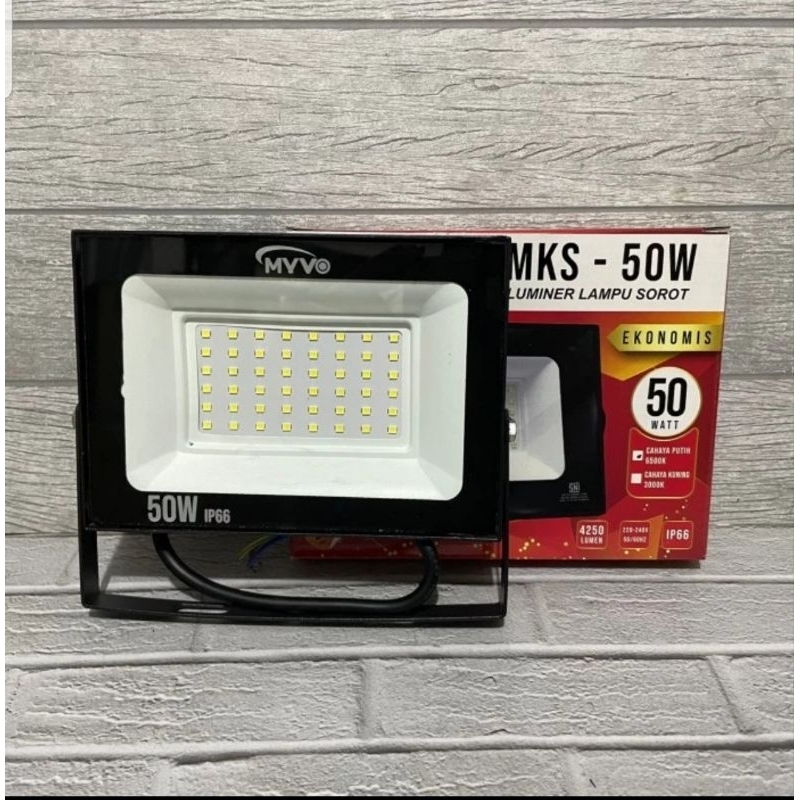 Lampu Tembak Myvo 50 Watt / Lampu Sorot Myvo 50 Watt / Floodlight Myvo 50 Watt