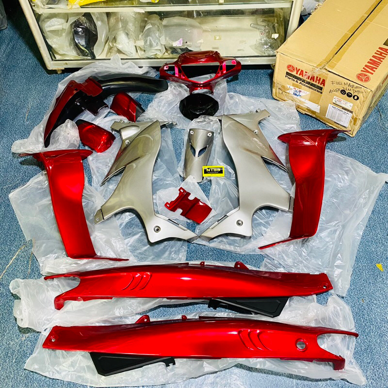 BODI BODY YAMAHA 125Z 125ZR MERAH MARUN SILVER MARON SILVER ORIGINAL MALAYSIA 125ZR 125Z