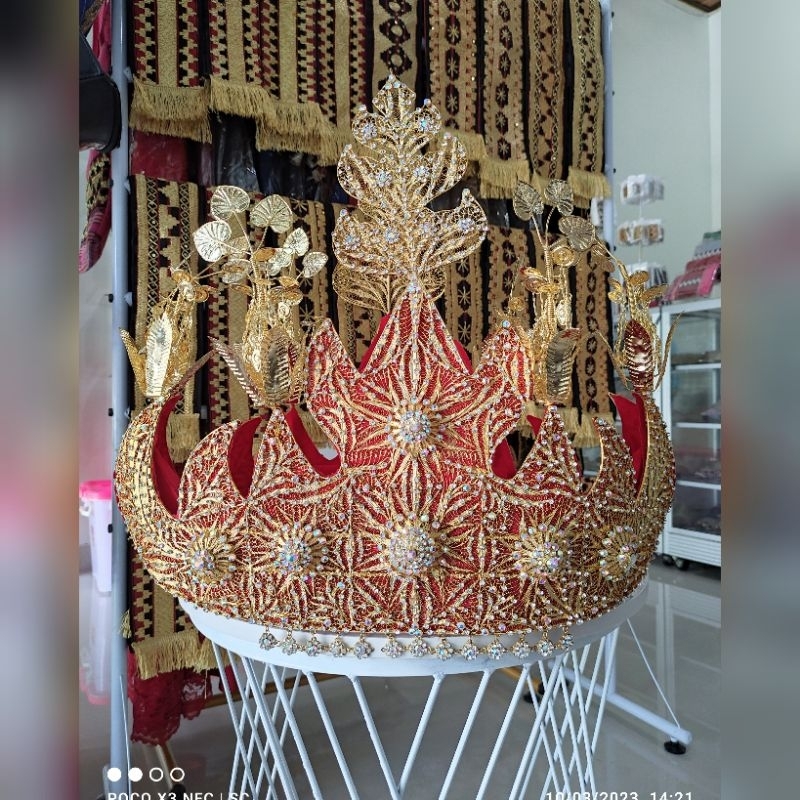 Siger mahkota Pepadun Lampung wanita cewek premium sepuh asli trap