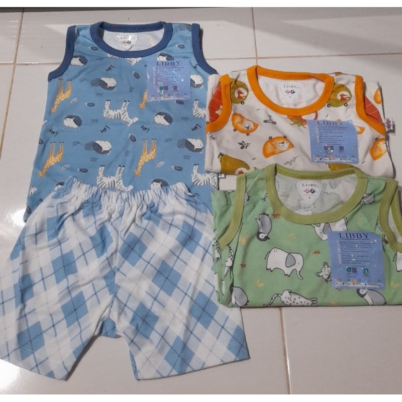 Setelan Bayi Libby New Motif Random / 1pcs(1lembar)