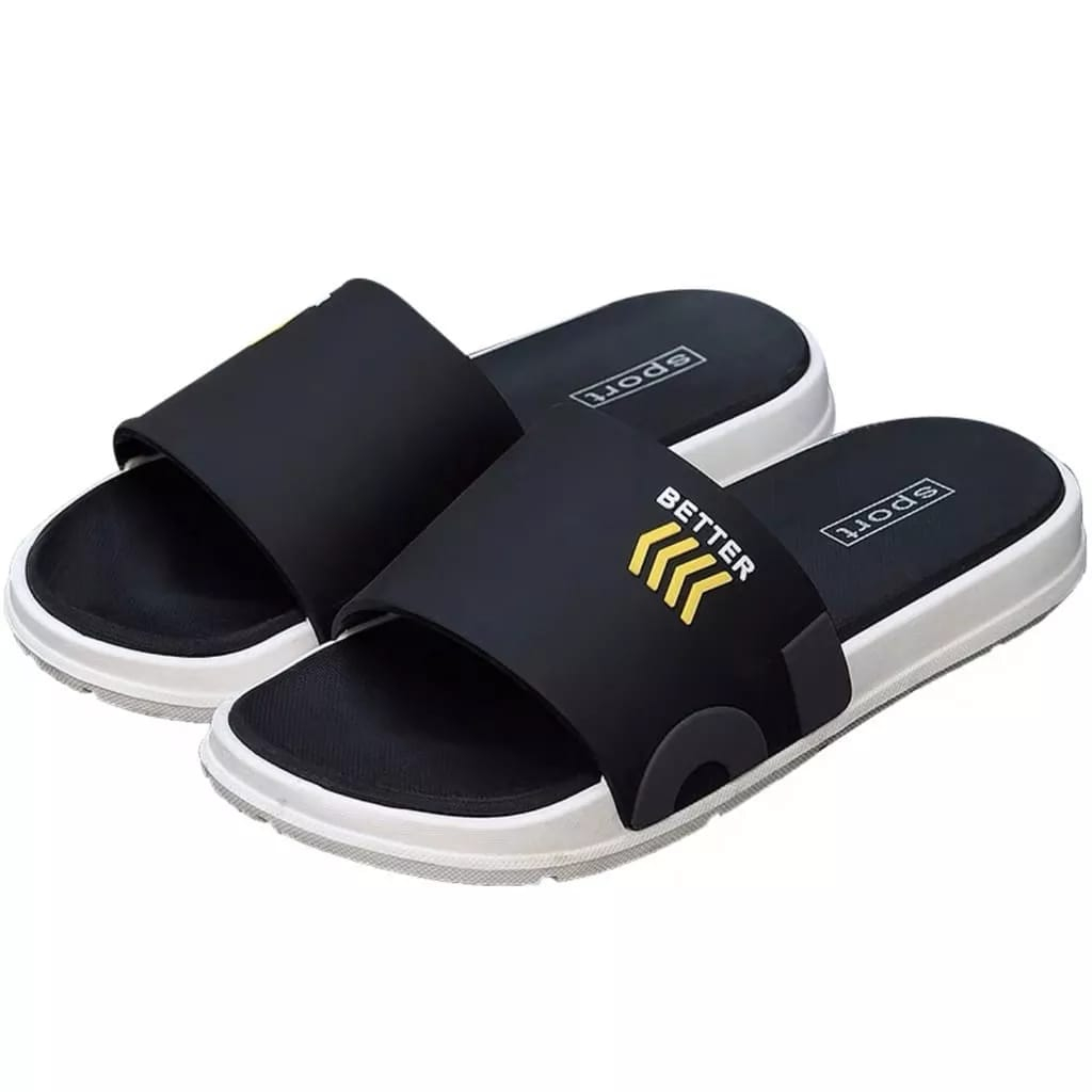 PROMO TERBARU SANDAL PRIA DEWASA / SANDAL UNISEX SLIP-ON PREMIUM KARET BETTER - F (FUSION) SIZE 39-43