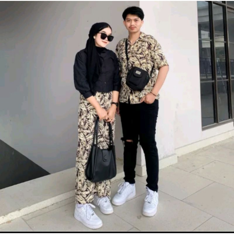 BAJU COUPLE ROK MARBLE