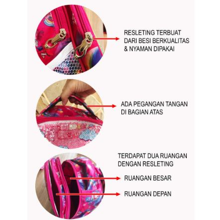 Tas Ransel Sequin USAP Berubah Gambar / Ransel Anak Sekolah Usap