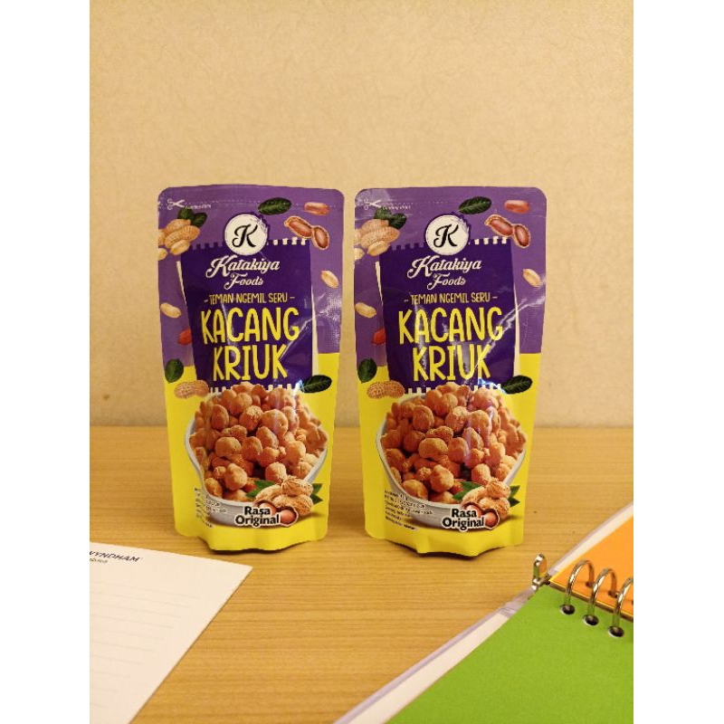 

Katakiya Foods Kacang telur gurih manis renyah/camilan lebaran 75 gr